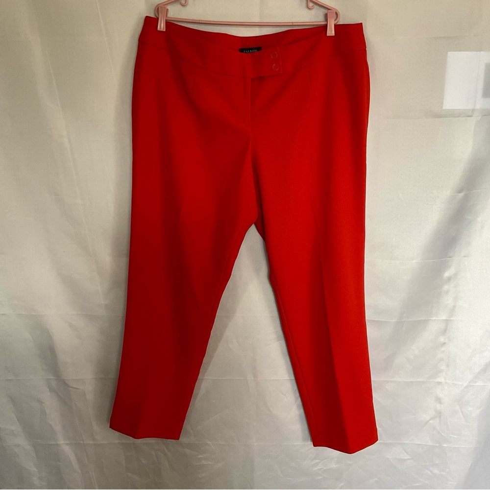 Talbots Signature Persimmon Red Dress Pants